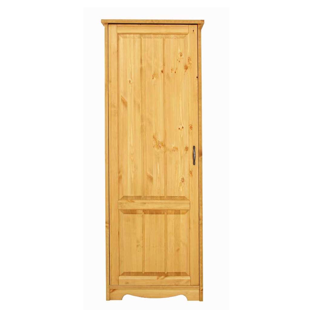 Garderobenschrank aus Kiefer Massivholz 1-türig
