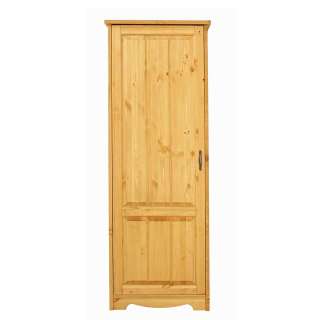 Garderobenschrank aus Kiefer Massivholz 1-türig