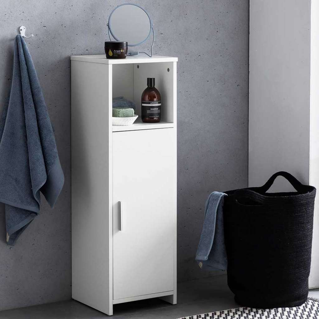 Badezimmer Unterschrank in Weiß 30 cm breit