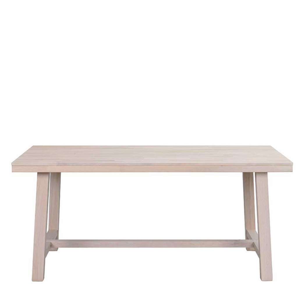 Esszimmertisch aus Eiche White Wash massiv modern