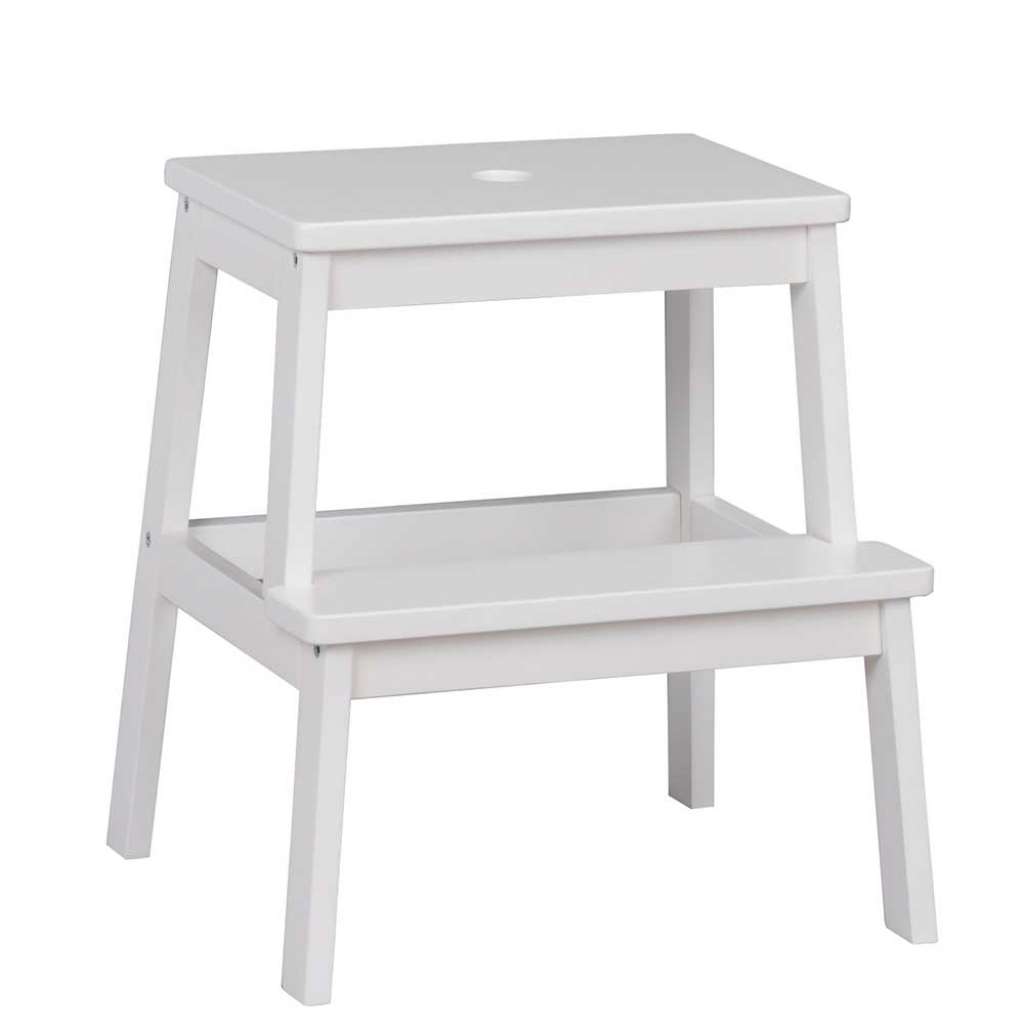 Beistellhocker in Weiß modern
