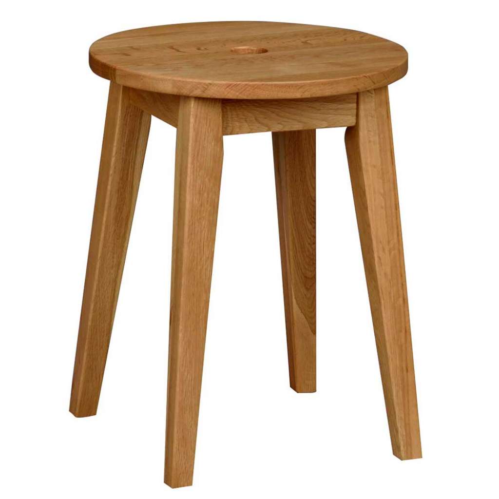 Garderobenhocker aus Eiche Massivholz modern
