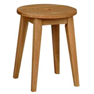 Garderobenhocker aus Eiche Massivholz modern