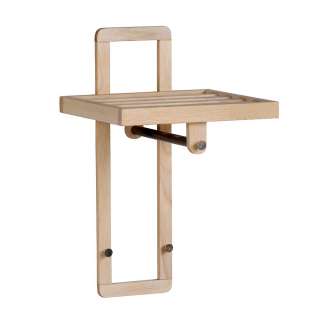Garderobe aus Eiche Massivholz 60 cm hoch
