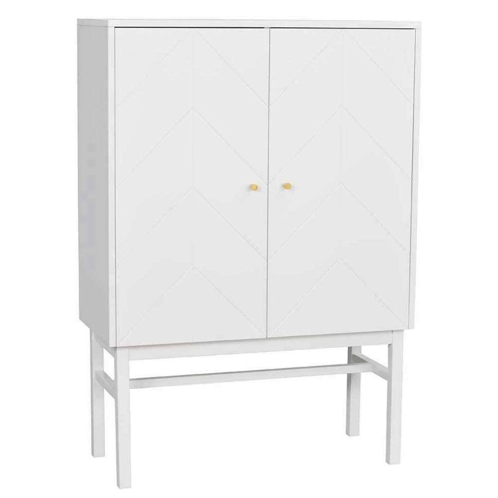 Wohnzimmerschrank mit zwei Türen 135 cm hoch