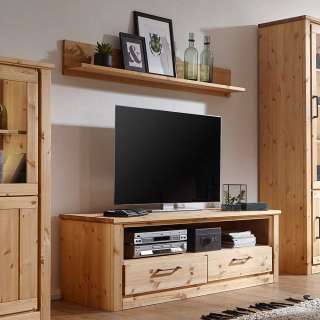 Wohnzimmer Set aus Kiefer Massivholz Landhausstil (2-teilig)