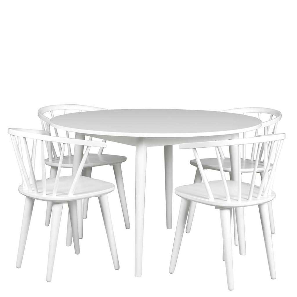 Sitzgarnitur in Weiß Skandi Design (5-teilig)