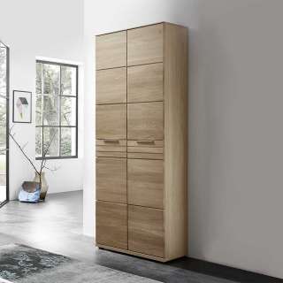 Dielenschrank in Eiche Bianco 65 cm breit