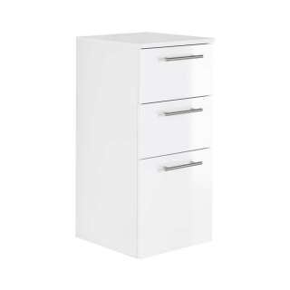 Weißer Unterschrank für Badezimmer 35 cm breit