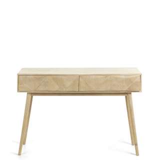 Flur Konsolentisch 120 cm breit zwei Schubladen
