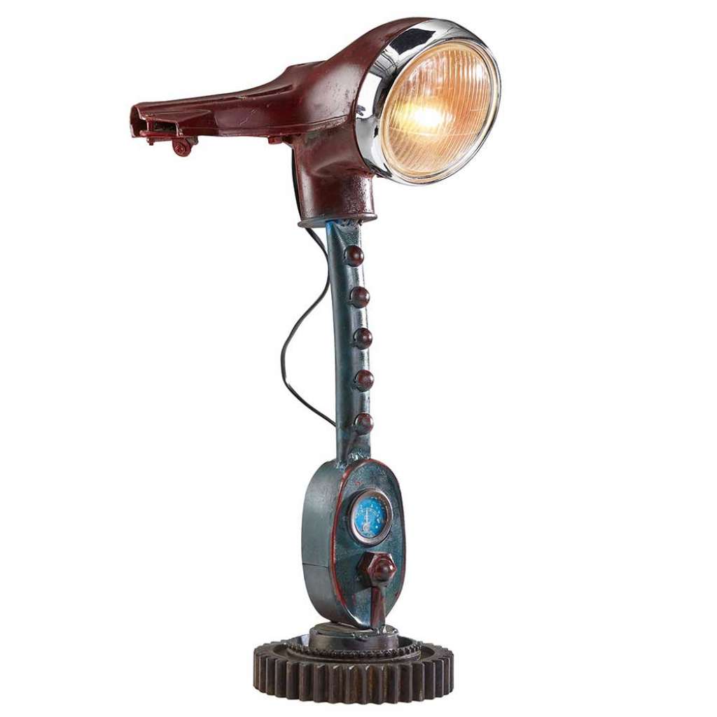 Tischlampe aus Metall Vintage Look