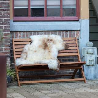 Klappbank aus Eukalyptusholz 110 cm breit
