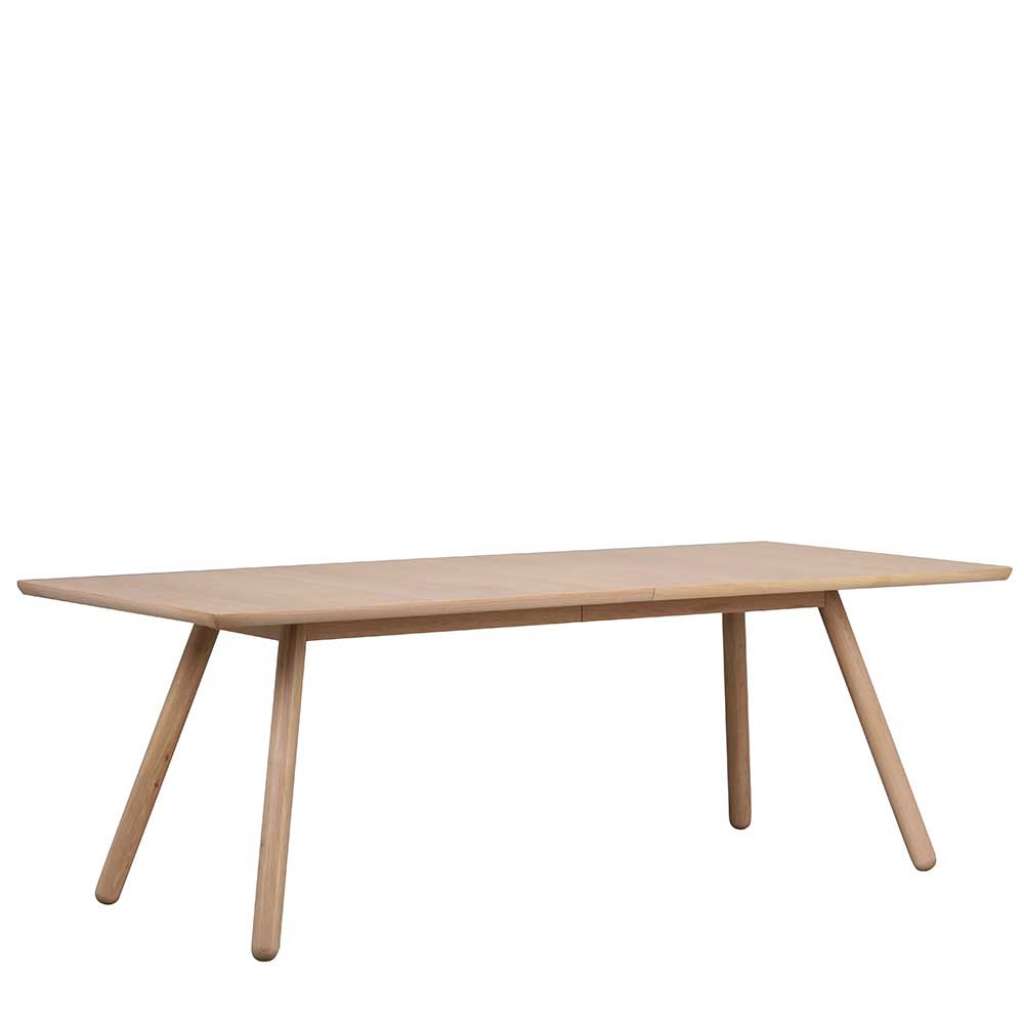 Esszimmertisch aus Eiche Massivholz White Wash
