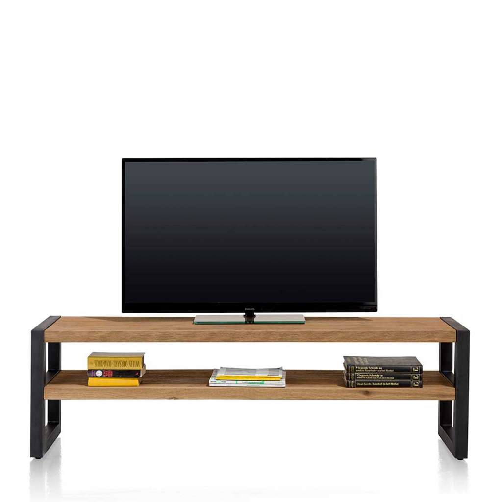 TV Möbel mit Wildeiche furniert 170 cm breit
