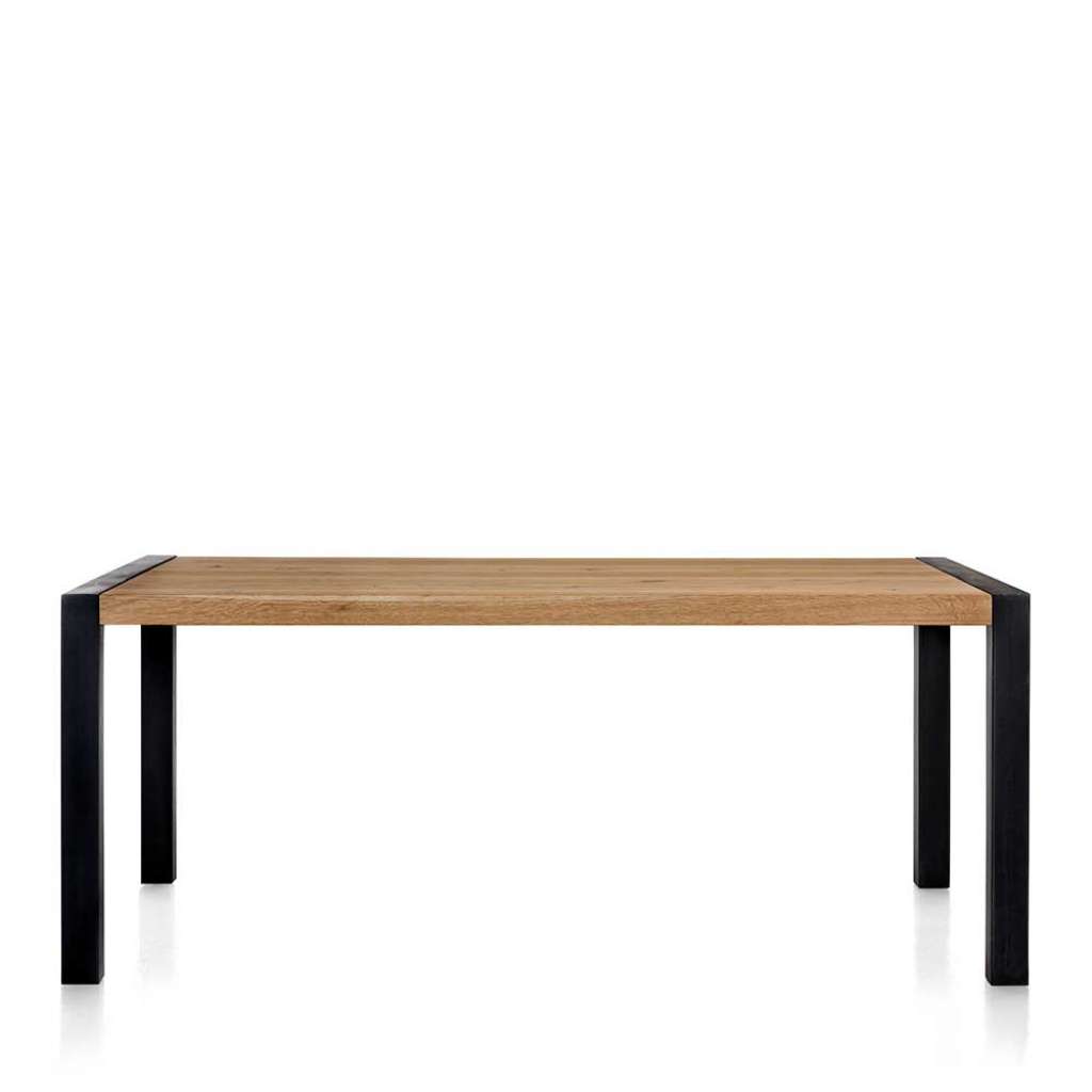 Tisch mit Wildeiche furniert Loft Design