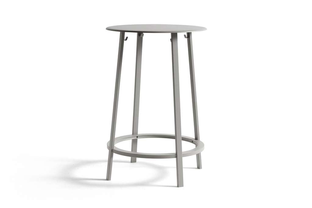 HAY - Revolver Tisch - sky grey - indoor