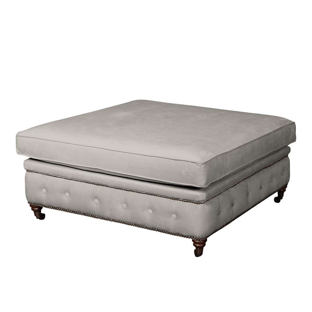 home24 Polsterhocker Esplanada (gross) Samt