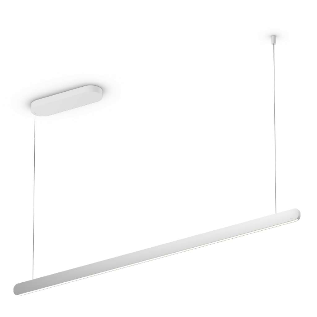 Occhio - Mito linear volo 140 Pendelleuchte - silber - indoor