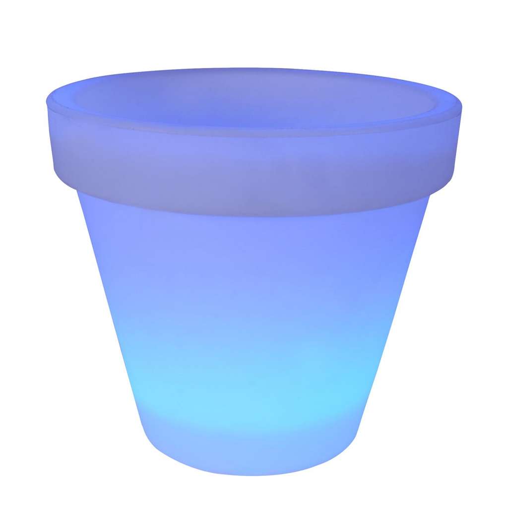 home24 LED-Aussen-Pflanzenkuebel OE35cm 20-flammig