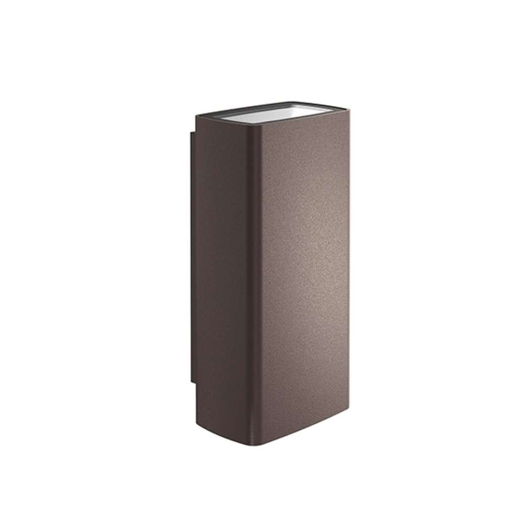 Flos - Climber Wandleuchte In-/Outdoor - deep brown - 87 mm - 2700K - Up Down - outdoor