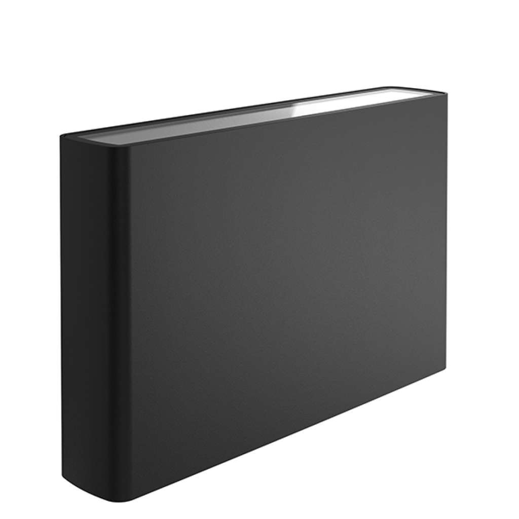 Flos - Climber Wandleuchte In-/Outdoor - black  - 275 mm - 3000K - Up Down - outdoor