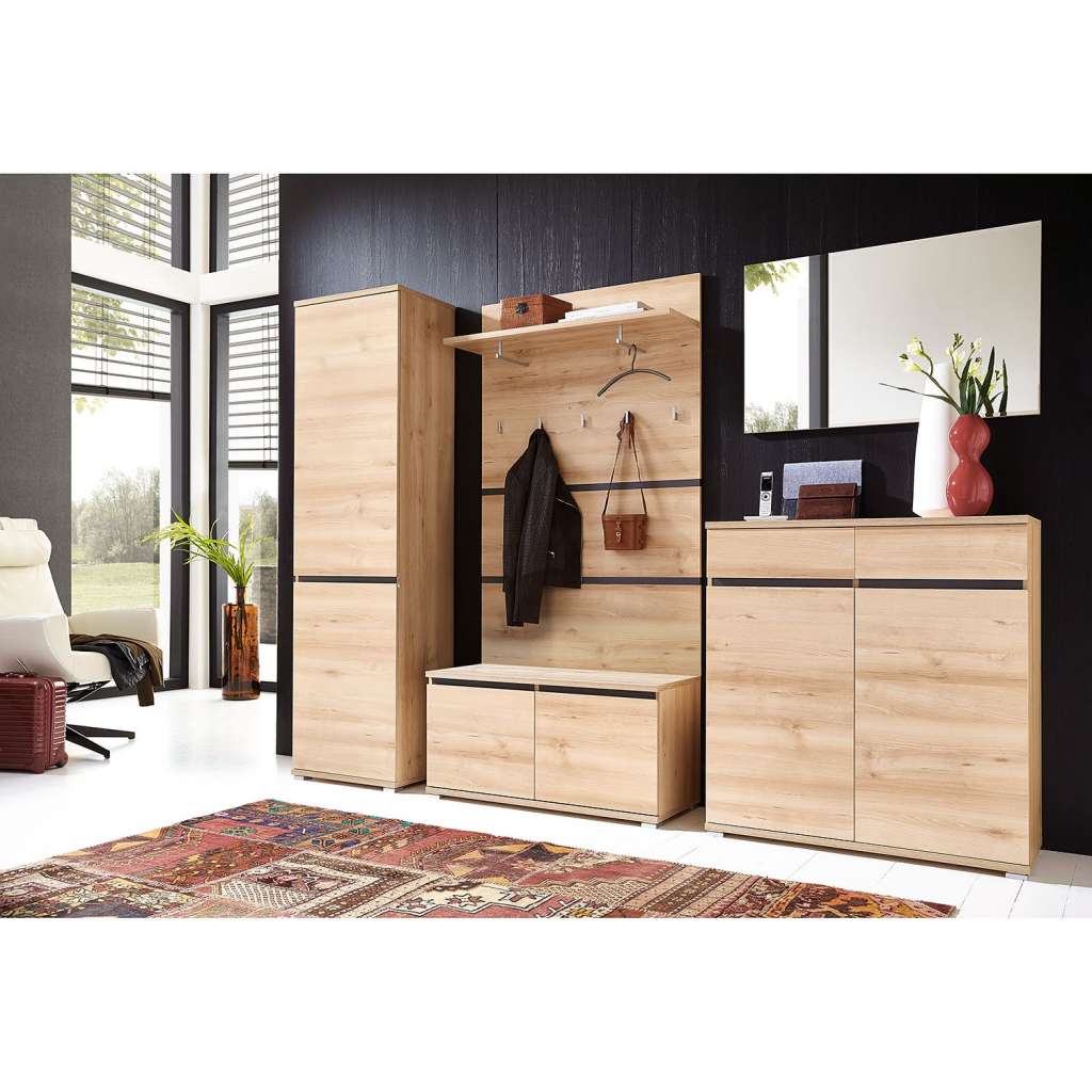 home24 Garderobenset Lissabon II (5-teilig)