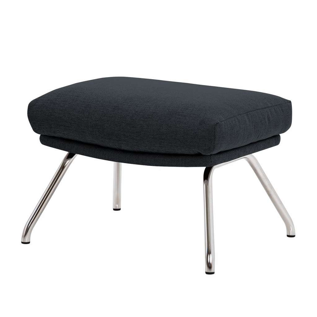 home24 Polsterhocker Garbo I Webstoff