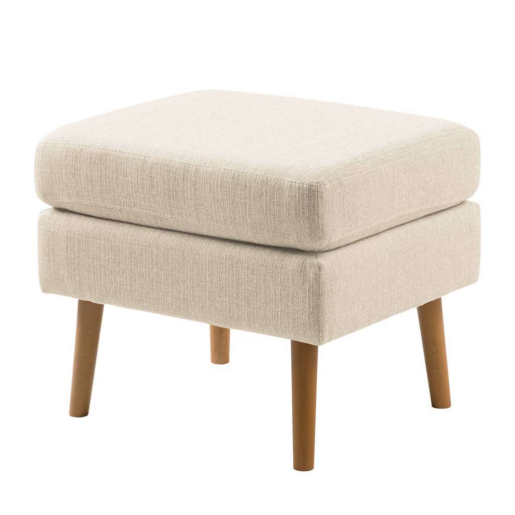 home24 Polsterhocker Croom Webstoff