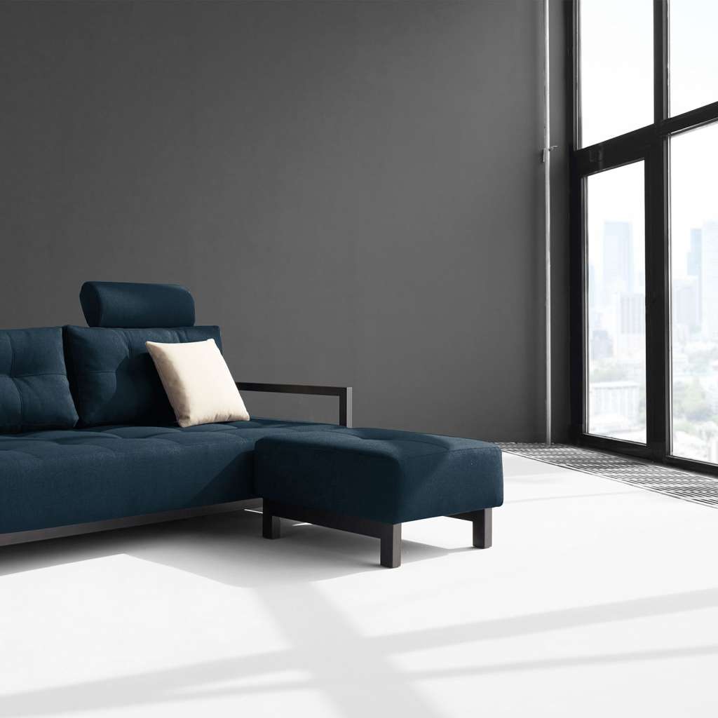 home24 Polsterhocker Bifrost Webstoff