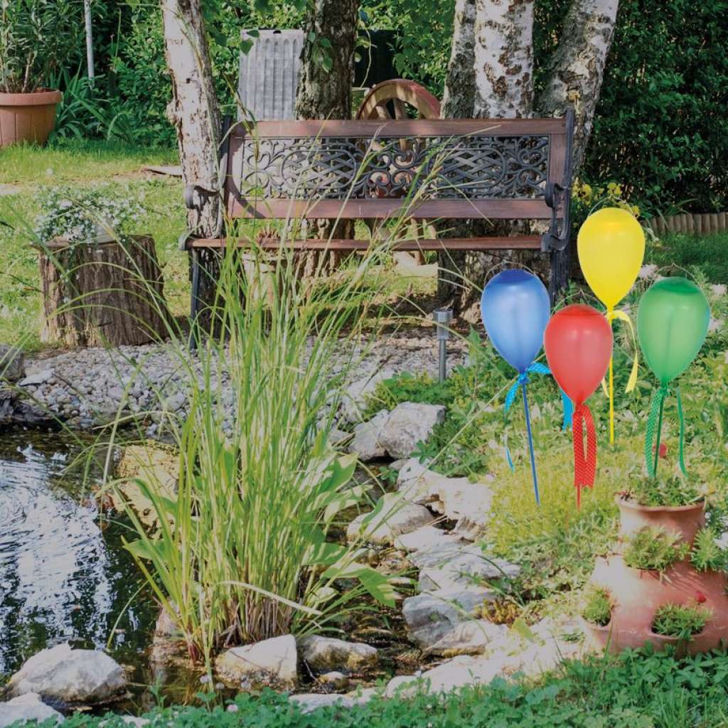 home24 LED-Solar Ballon (4er Set)