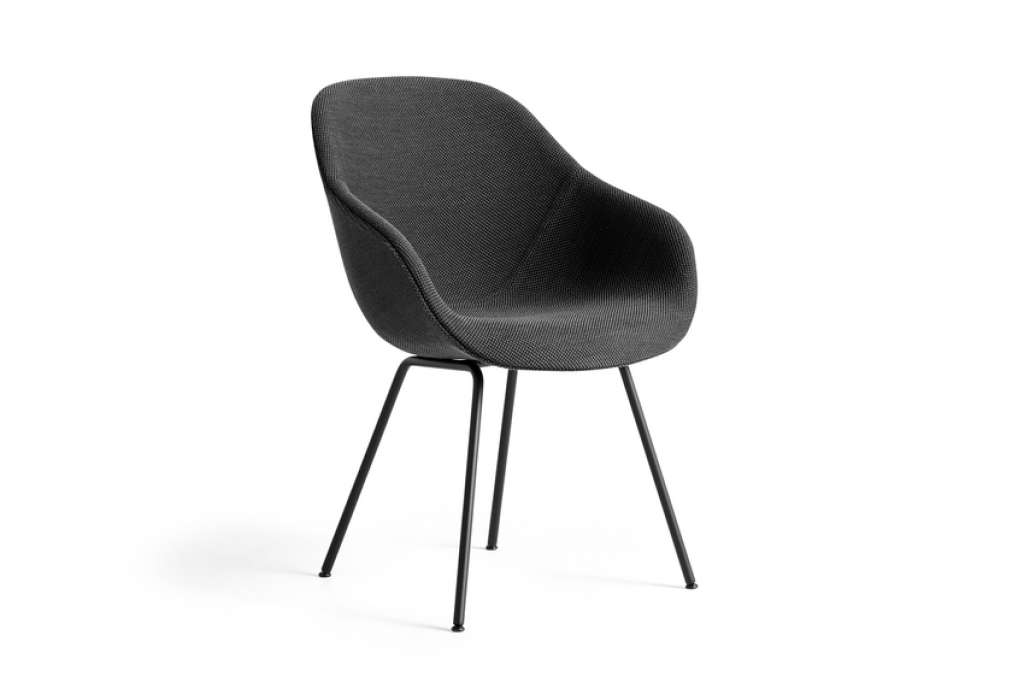 HAY - About A Chair AAC 127 - Bezug: Kvadrat Remix 113  Gestell: Chrom - gepolstert - indoor
