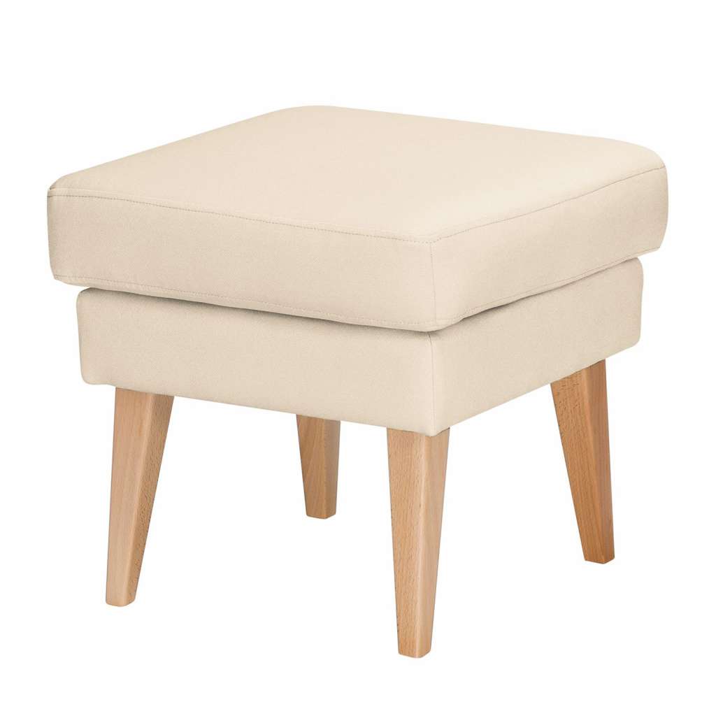 home24 Polsterhocker Bucoli Strukturstoff