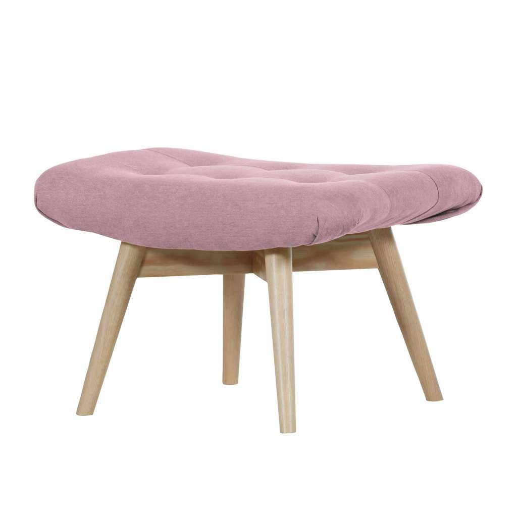 home24 Polsterhocker Tias Webstoff