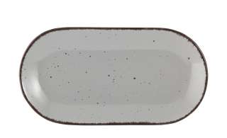Peill+Putzler Servierplatte 25 x 13 cm  Siena ¦ grau ¦ Steinzeug ¦ Maße (cm): B: 13 Geschirr > Einzelgeschirrteile - Höffner