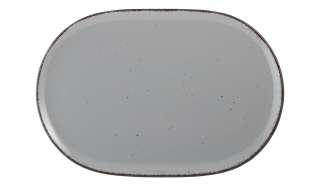 Peill+Putzler Servierplatte 40 x 27 cm  Siena ¦ grau ¦ Steinzeug ¦ Maße (cm): B: 27 Geschirr > Einzelgeschirrteile - Höffner