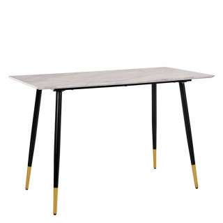 Retro Stil Tisch 110 cm breit Vierfußgestell