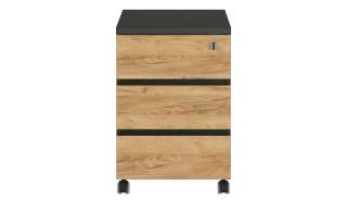 Rollcontainer ¦ braun ¦ Maße (cm): B: 41 H: 60 Schränke > Rollcontainer - Höffner