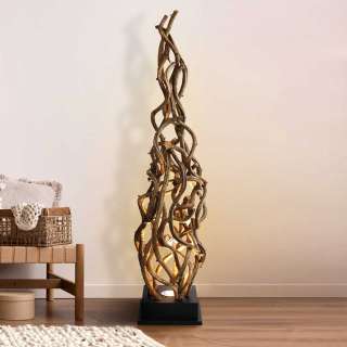 Stehlampe Treibholz natur 150 cm hoch modernem Design