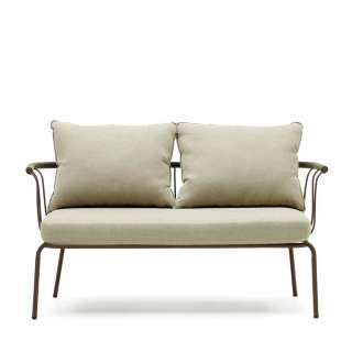 Zweisitzer Sofa In- und Outdoor in modernem Design 135 cm breit